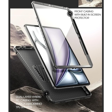 Husa iPad Air 11 (2024) Supcase Unicorn Beetle Pro, Negru - Img 5
