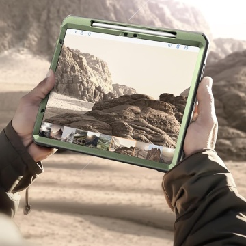 Husa iPad Air 11 (2024) Supcase Unicorn Beetle Pro, Verde - Img 6