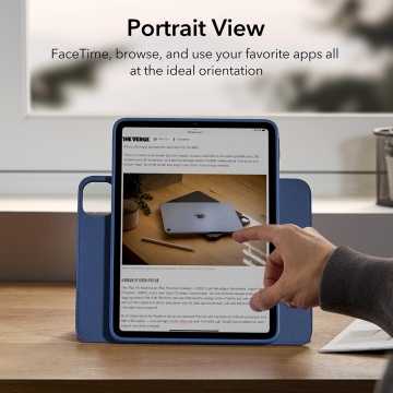 Husa iPad Pro 12.9 (2022) ESR Shift Magnetic - Albastru - Img 2