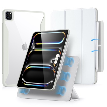 Husa iPad Pro 13 (2024) ESR Rebound Hybrid - Alb - Img 1