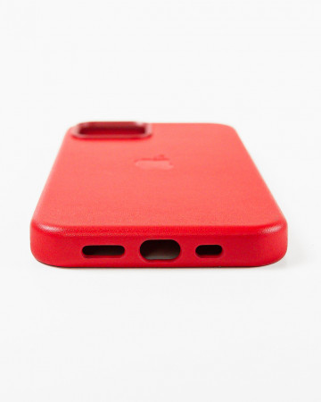 Husa Iphone 12 din piele naturala Rosie MagSafe - Img 3