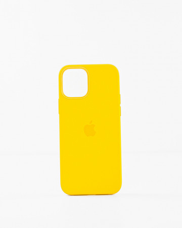 Husa Iphone 12 Pro din silicon Galben MagSafe - Img 1