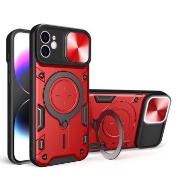 Husa iPhone 12 Techsuit CamGuard Pro - Rosu - Img 1