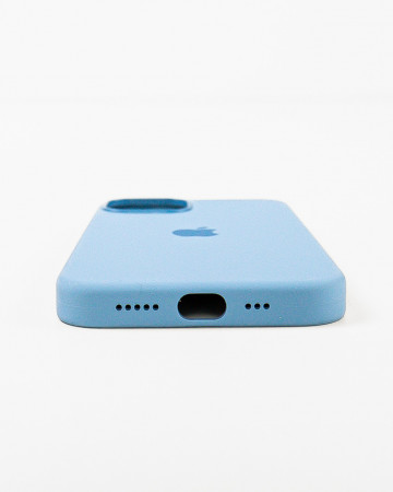 Husa Iphone 13 din silicon Albastru 1 MagSafe - Img 3