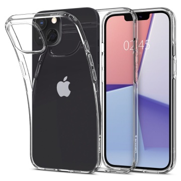 Husa iPhone 13 Spigen Liquid Crystal - Transparenta - Img 4