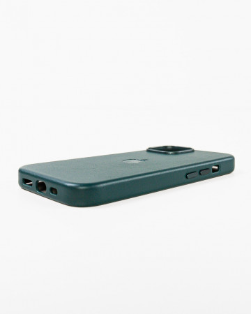 Husa Iphone 14 din piele naturala Verde MagSafe - Img 2