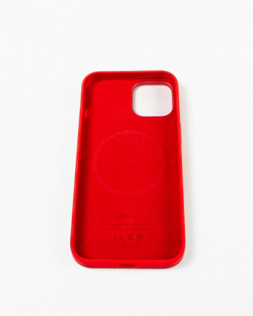 Husa Iphone 14 din silicon Rosu MagSafe - Img 5