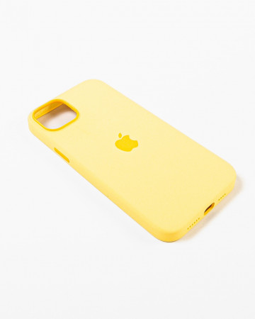 Husa Iphone 14 Plus din silicon Galbena MagSafe - Img 4