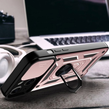 Husa Iphone 14 Pro Techsuit - CamShield Series, Rose Gold - Img 3