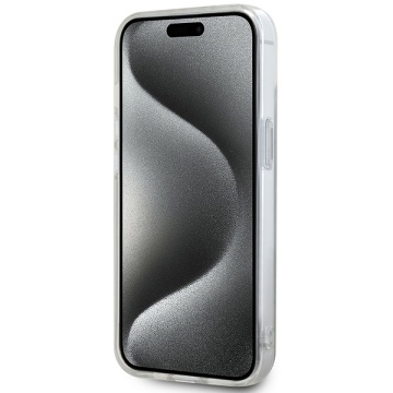 Husa iPhone 15 - DKNY IML Checkered Mono Pattern & Printed Stripes MagSafe (DKHMP15SHCPTSE) - Beige - Img 5