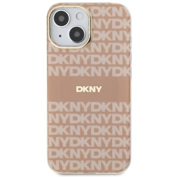 Husa iPhone 15 - DKNY IML Mono & Stripe MagSafe (DKHMP15SHRHSEP) - Pink - Img 4