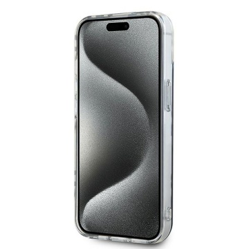 Husa iPhone 15 Plus - DKNY IML Checkered Mono Pattern (DKHCP15MHDLCEK) - Black - Img 5