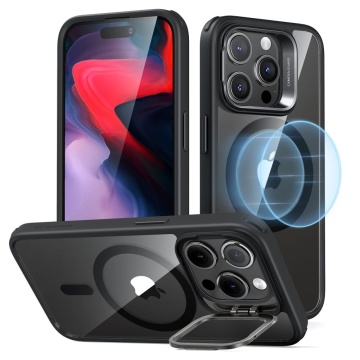 Husa iPhone 15 Pro - Clear Black - Img 1