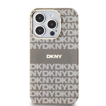 Husa iPhone 15 Pro - DKNY IML Mono & Stripe MagSafe (DKHMP15LHRHSEE) - Beige - Img 5