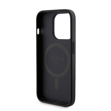 Husa iPhone 15 Pro Guess Hardcase Powerbank MagSafe GUBPM5P15L4GEMGK- Negru - Img 2