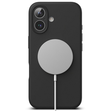 Husa iPhone 16 Plus Ringke Silicone Magnetic MagSafe - Negru - Img 5
