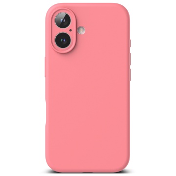 Husa iPhone 16 Plus Ringke Silicone Magnetic MagSafe - Roz - Img 2