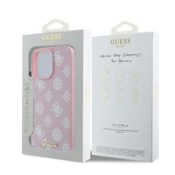 Husa iPhone 16 Pro Guess Peony Script MagSafe, GUHMP16LPGPYSP - Roz - Img 8