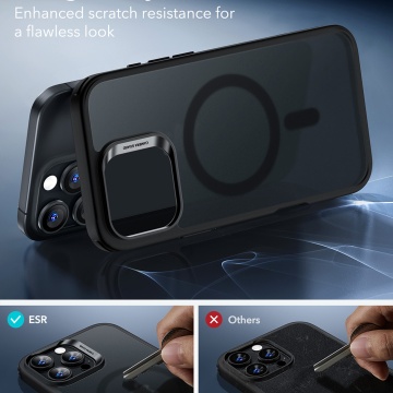 Husa iPhone 16 Pro Max ESR Classic Hybrid HaloLock - Frosted Black - Img 5