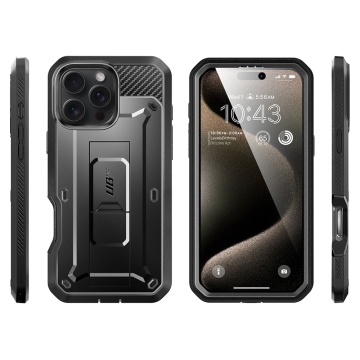 Husa iPhone 16 Pro Supcase Unicorn Beetle Pro - Negru - Img 7