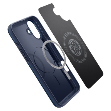 Husa iPhone 16 Spigen Thin Fit MagSafe, Albastru - Img 6