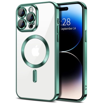 Husa MagSafe - iPhone 15 Pro - Verde Deschis - Img 1