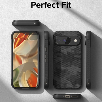 Husa pentru Google Pixel 9 - Ringke Onyx MagSafe - Camo Black - Img 3