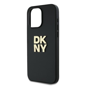 Husa pentru iPhone 15 Pro - DKNY Hardcase Wrist Strap Stock Logo (DKHCP15LPBSWSK) - Black - Img 2