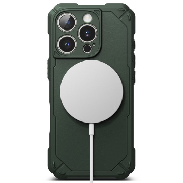 Husa pentru iPhone 16 Pro Max - Ringke Rugged Gear MagSafe - Dark Green - Img 2