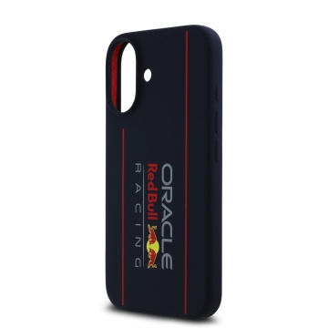 Husa pentru iPhone 16 - Red Bull Racing Silicone Oversize Vertical Logo MagSafe (RBHMP16S24SIOLRV) - Navy - Img 4