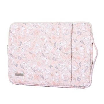 Husa pentru laptop 13-14 din piele CanvasArtisan, G4-89 - roz - Img 5
