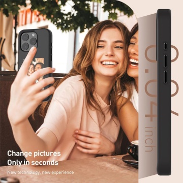 Husa premium iPhone 15 Pro Techsuit SmartScreen NFC, Negru - Img 6