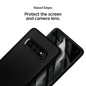 Husa Samsung Galaxy S10 Plus Spigen Liquid Air - Negru Mat - Img 4