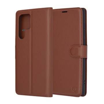 Husa Samsung Galaxy S22 Ultra 5G Techsuit Leather Folio, Brown - Img 1