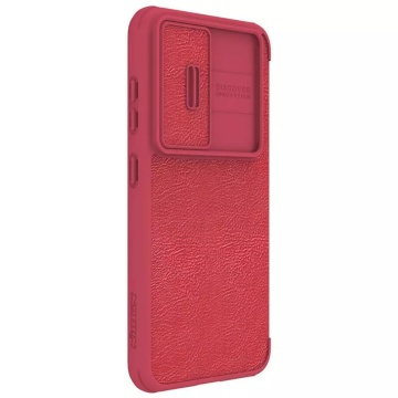 Husa Samsung Galaxy S23 Plus Nillkin QIN Pro Leather, Red - Img 4