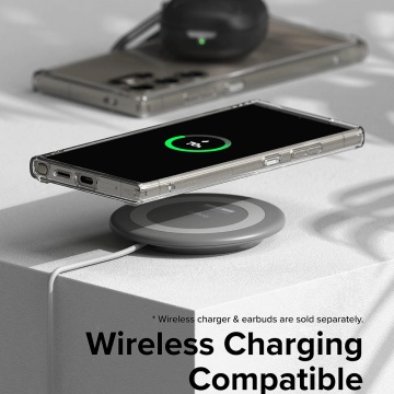 Husa Samsung Galaxy S24 Ultra Ringke - Fusion X, Transparent - Img 4