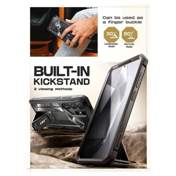 Husa Samsung Galaxy S24 Ultra Supcase Unicorn Beetle Pro, Black Ripple - Img 4