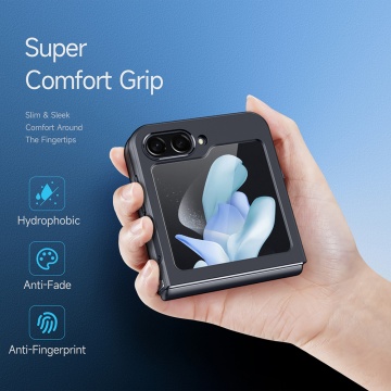 Husa Samsung Galaxy Z Flip 5 Dux Ducis Aimo Series - Negru - Img 3