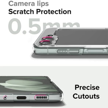 Husa Samsung Galaxy Z Flip5 Ringke Slim - Transparent Mat - Img 8