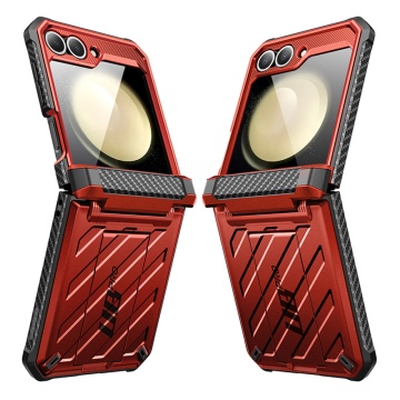 Husa Samsung Galaxy Z Flip6 Supcase Unicorn Beetle Pro - Rosu - Img 5