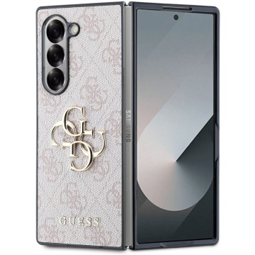 Husa Samsung Galaxy Z Fold6 Guess Leather 4G Metal Logo GUHCZFD64GMGPI- Alb - Img 1