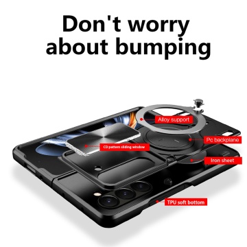 Husa Samsung Galaxy Z Fold6 Techsuit CamGuard Pro - Rosu - Img 2