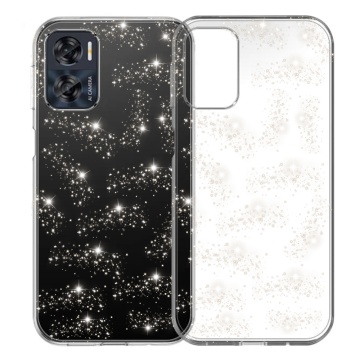 Husa sclipici Motorola Moto E22 Techsuit SparkleSkin - Transparent - Img 1