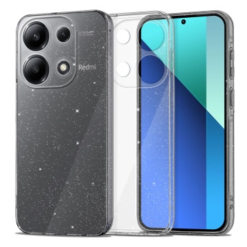 Husa sclipici Xiaomi Redmi Note 13 4G Techsuit SparkleSkin - Transparent - Img 1