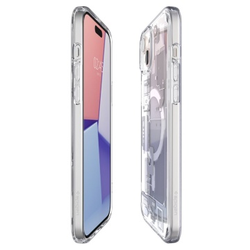 Husa Ultra Hybrid MagSafe Zero One - iPhone 15 - White - Img 2