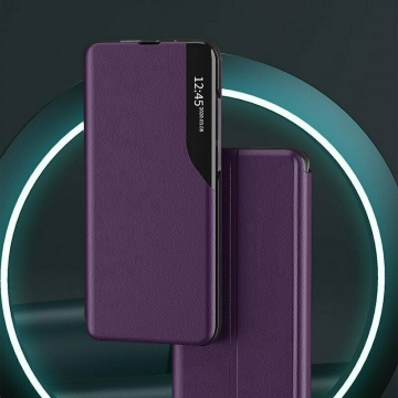 Husa Xiaomi 14T Eco Leather View flip tip carte - Violet - Img 3