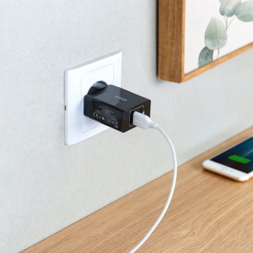 Incarcator de perete Anker (A2021L11) - 2 x USB, 24 W, PowerIQ - Negru - Img 5