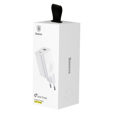 Incarcator de perete Baseus (CCALL-BX02) - Încărcare rapidă USB 3.0 - Alb - Img 2