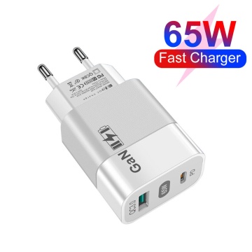 Incarcator de perete Techsuit (CHPD131) - GaN, USB, tip C, încărcare rapidă, 65 W - alb - Img 2