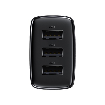 Incarcator de priza 3 x USB Baseus, 17W, CCXJ020101 Negru - Img 3